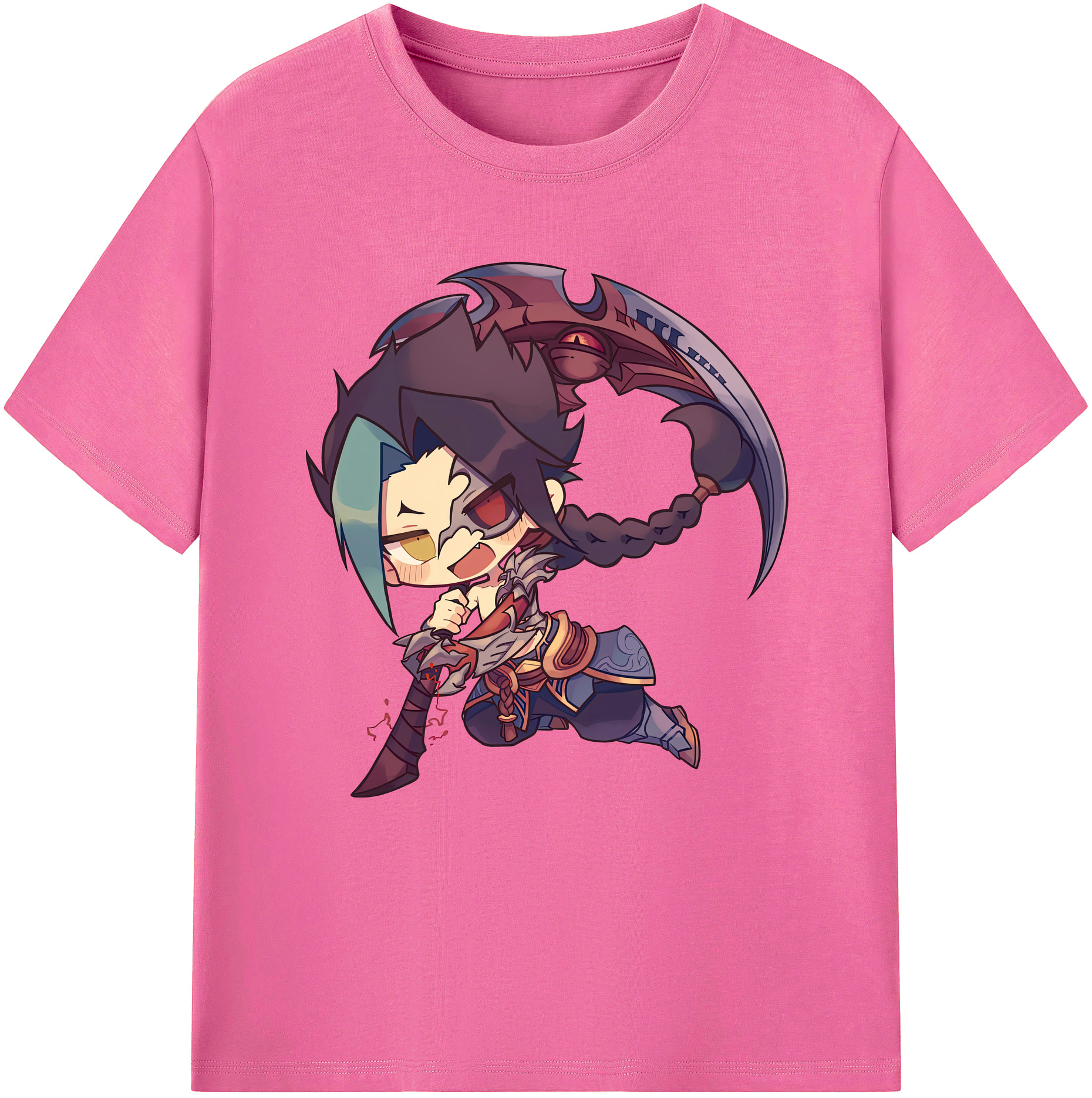 （画像用） リーグ・オブ・レジェンド League of Legends LOL レディースカジュアルプリントTシャツ（綿100％）